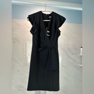 Dkny size 6 black dress to the knee